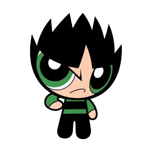Super Butch, Cartoon, The_Powerpuff_Girls, Butch, easy, famous