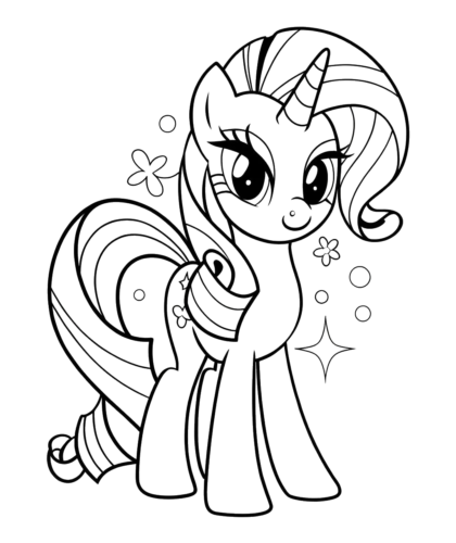 Sweet Pony, Cartoon, My_Little_Pony, unicorn_character, easy, US