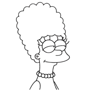 Tall Puffy Hair, Cartoon, The_Simpsons, Lisa_Simpson, easy, famous
