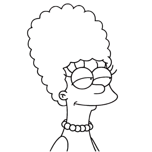 Tall Puffy Hair, Cartoon, The_Simpsons, Lisa_Simpson, easy, famous