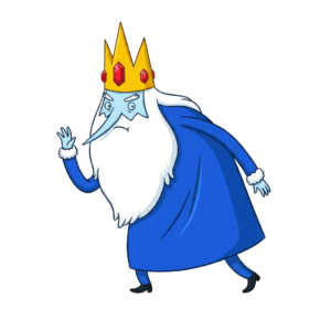Tip Toe King, Cartoon, Adventure_Time, Ice_King, normal, famous