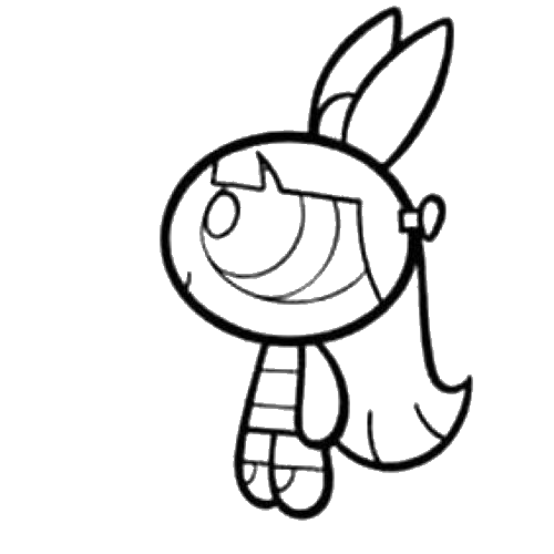 Tiny Blossom, Cartoon, The_Powerpuff_Girls, Blossom, easy, famous
