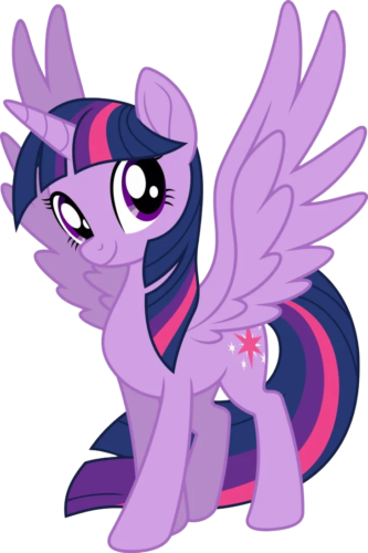 Twilight Sparkle Alicorn, Cartoon, My_Little_Pony, Twilight_Sparkle, easy, famous