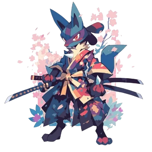 Warrior Lucario, Cartoon, Pokemon, Lucario, normal, famous
