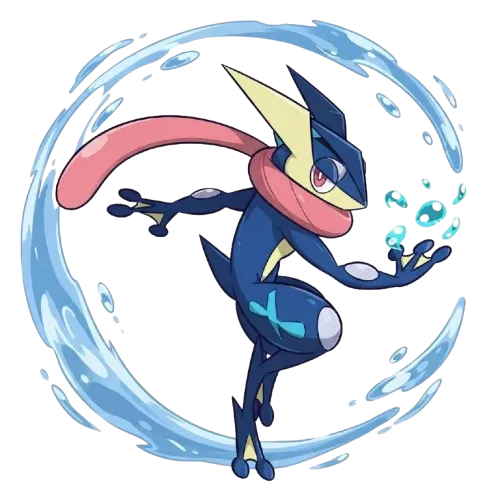 Water Ring Greninja, Cartoon, Pokemon, Greninja, normal, famous