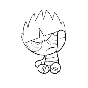 Winking Butch, Cartoon, anime, mob, easy, Mob_Psycho_100