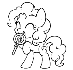 Flying Pony With Cloud, Cartoon, my_little_pony, pinkie_pie, easy, famous