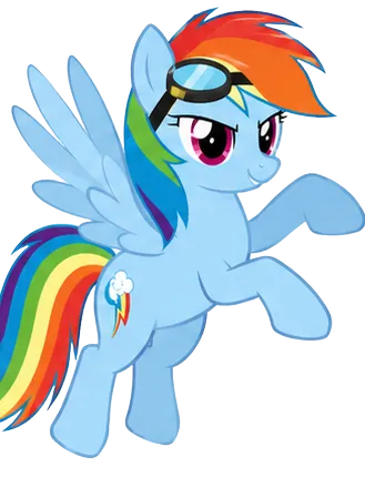 Rainbow Dash Flying, Cartoon, My_Little_Pony, Rainbow_Dash, easy, famous