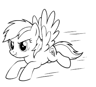 Sleeping Pony Sketch, Cartoon, my_little_pony, unknown_character, easy, famous