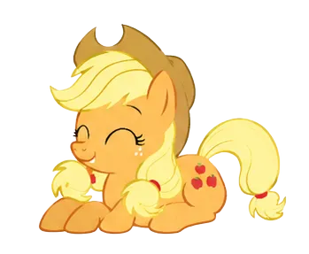 Cute Little Bird, Cartoon, My_Little_Pony, Applejack, easy, famous