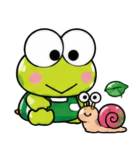 Frog Standing Alon, Cartoon, Sanrio, Keroppi, easy, famous
