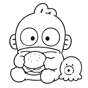 Bule Monster Gift, Cartoon, simple_character, easy, CN, ID