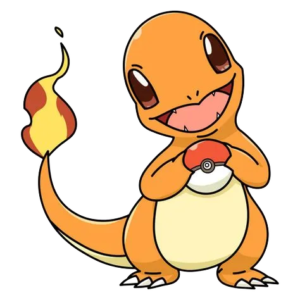 Chibi Colorful Charmander, Cartoon