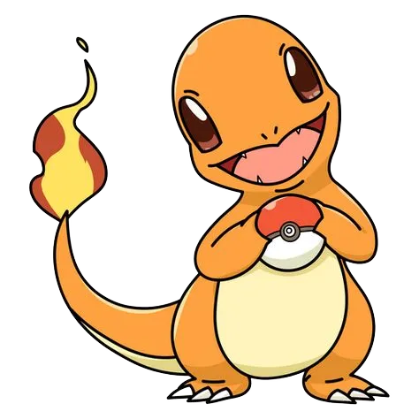 Chibi Colorful Charmander, Cartoon