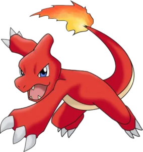 Three Quarter View Charmander, Cartoon