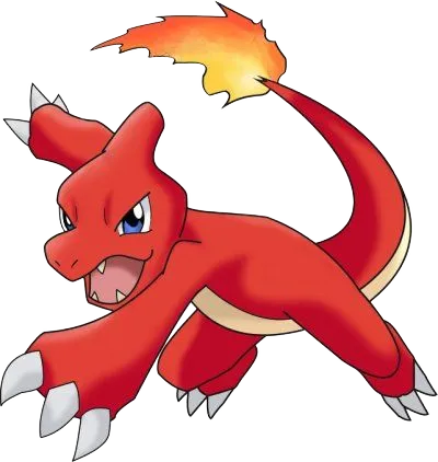 Three Quarter View Charmander, Cartoon