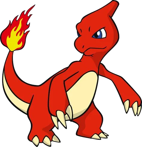 Playful Fire Dragon Character, Cartoon
