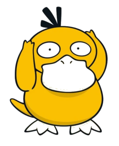 Adorable Psyduck, Cartoon