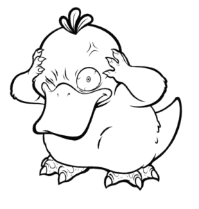 Cute Pond Duck, Cartoon