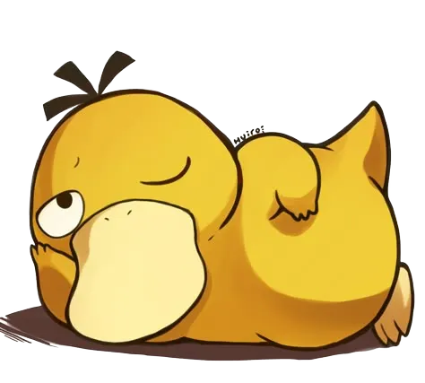 Chibi Duck Character, Cartoon