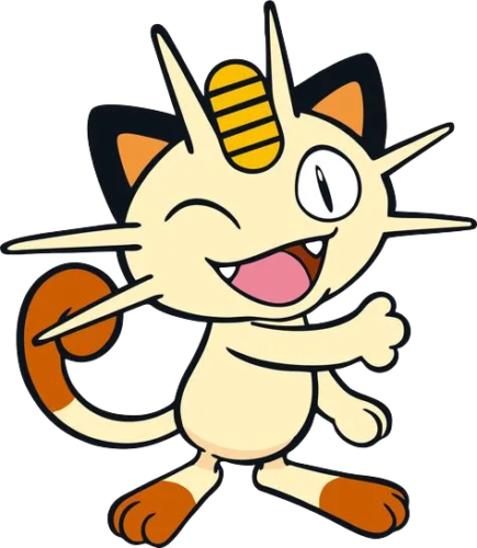 Chibi Meowth, Cartoon