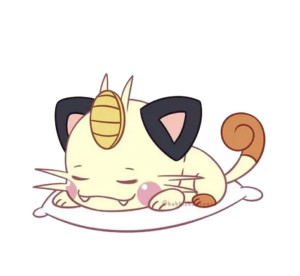 Sleepy Meowth, Cartoon