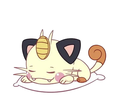 Sleepy Meowth, Cartoon