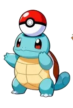 Standing Squirtle, Cartoon, Pokemon, Squirtle, easy, famous