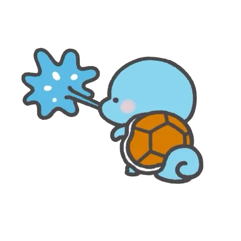 Cute Baby Squirtle, Cartoon, Pokemon, Squirtle, easy, famous