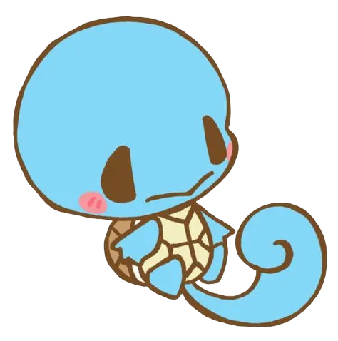 Happy Water Squirtle, Cartoon, Pokemon, Squirtle, easy, famous