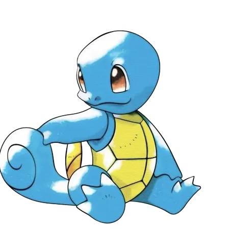 Ocean Turtle Character, Cartoon, Pokemon, Squirtle, easy, famous