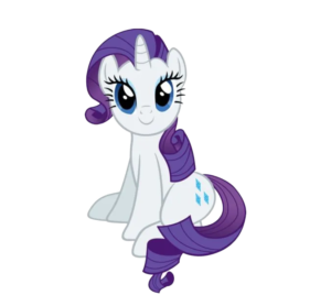 Rarity Portrait Sketch, Cartoon, My_Little_Pony, Rarity, easy, famous