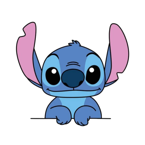 Sleeping Stitch, Cartoon, Lilo_and_Stitch, Stitch, easy, famous