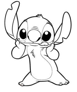 Cute Baby Stitch, Cartoon, Lilo_and_Stitch, Stitch, easy, famous