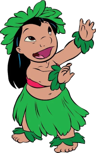 Classic Lilo, Cartoon, Lilo_and_Stitch, Lilo, easy, famous