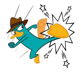 Hello Perry, Cartoon, Phineas_and_Ferb, Perry_the_Platypus, normal, famous