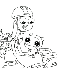 Candace At Window Outline, Cartoon, character_with_bike, normal, US, JP