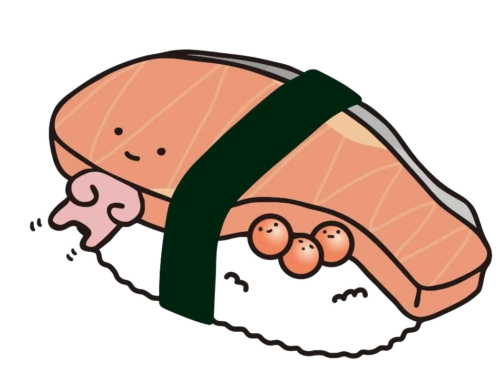 Mushroom Cap, Cartoon, sushi, easy, JP, US