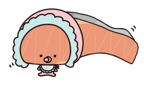 Small Jellyfish, Cartoon, cute_character, sushi, easy, JP