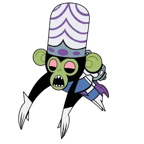 mojo jojo attacking, Cartoon, The_Powerpuff_Girls, Mojo_Jojo, normal, famous
