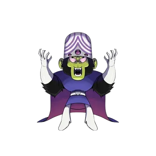mojo jojo cheering, Cartoon, Powerpuff_Girls, Mojo_Jojo, normal, famous
