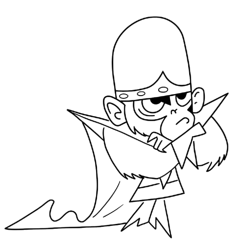mojo jojo posing, Cartoon, cartoon_network, mojo_jojo, easy, famous