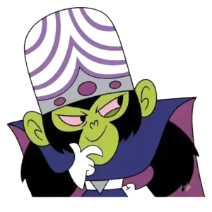 mojo jojo sneering, Cartoon, Powerpuff_Girls, Mojo_Jojo, easy, famous